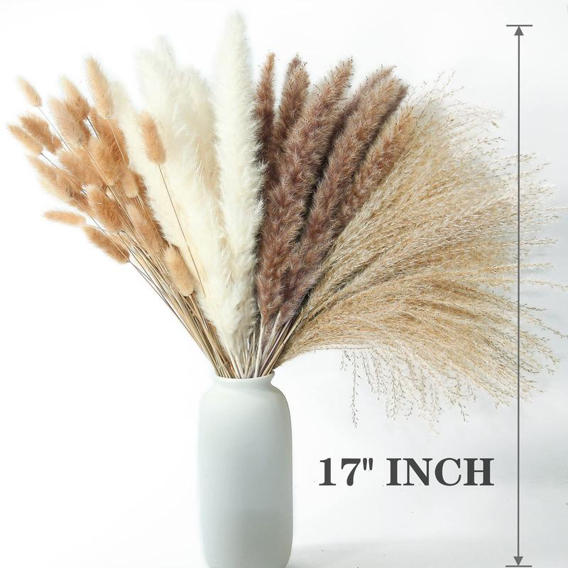 Christmas Room Decor,Dried Pampas Grass Plumes Decoration, Faux Reed Flower Stems Bunch, Fake Flower for Flower Arrangements Wedding Home Decor,fruit,plants,ornaments,dry flowers,interior