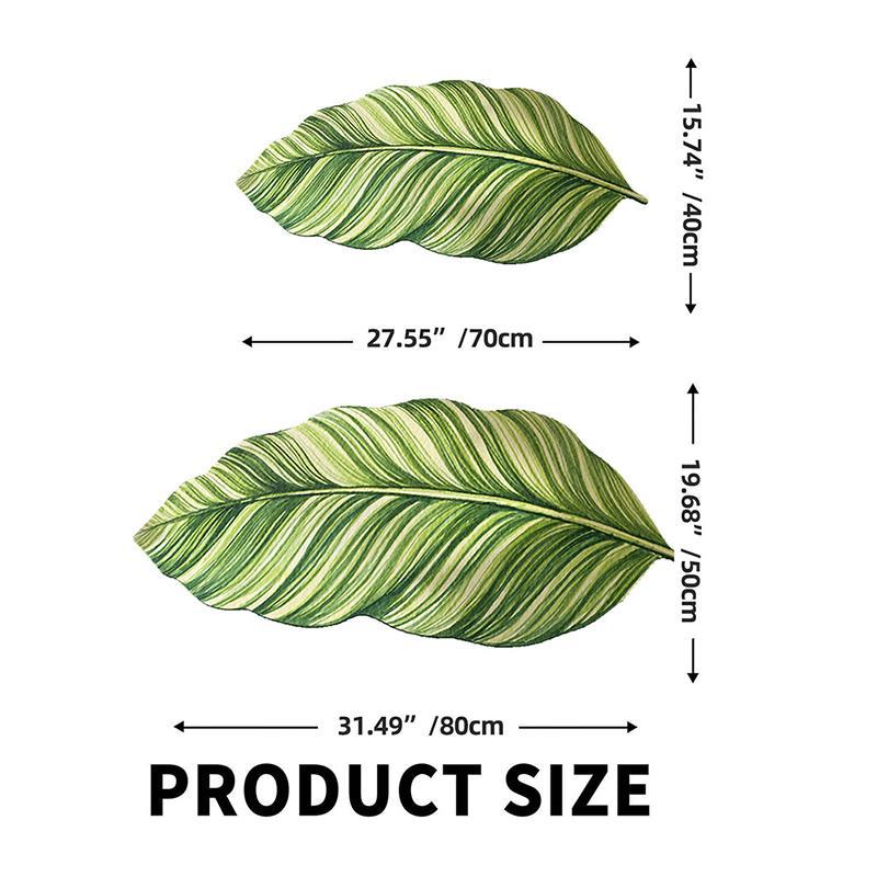 Leaf Shaped Bathroom Mat, 1 Count Creative Non-slip Home Floor Mat, Water Absorbent Bathroom Rug, Household Bath Mat