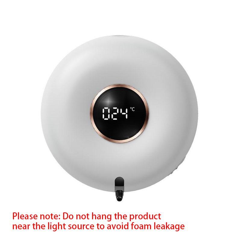 Automatic Foam Soap Dispenser, LED Display Touchless Soap Dispenser, USB Rechargeable Soap Dispenser for Home, Travel & Camping