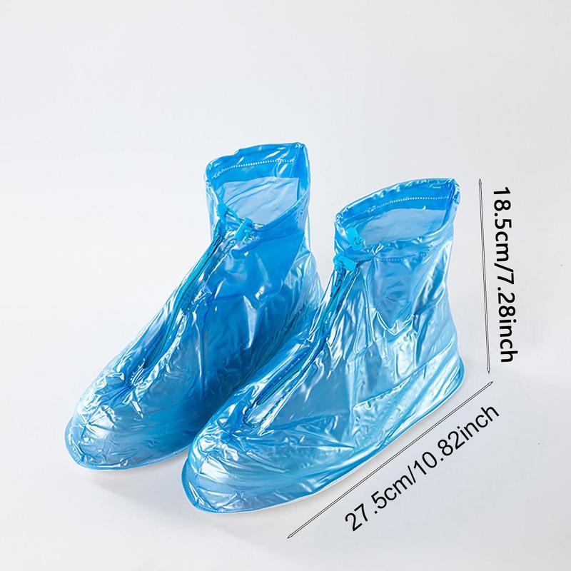 Waterproof Shoe Cover, 1 Count Outdoor Clear Rain Boots, Home Essentials Anti-slip Shoes Protector, Summer Gift, Home Accessories