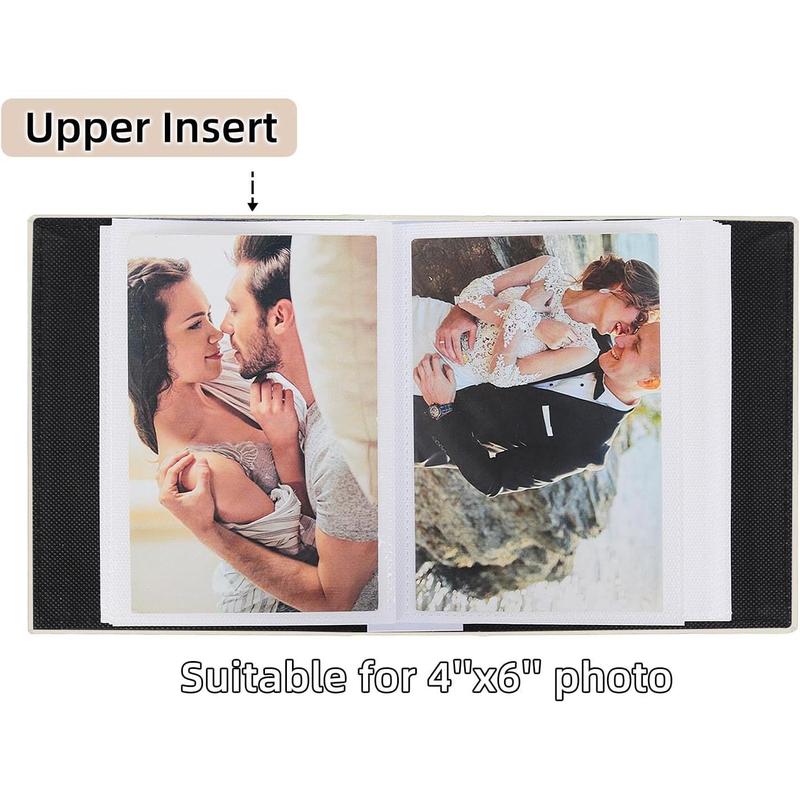 Photo Album Photos - Small Mini Capacity Premium Leather Cover, Small Capacity Pictures Book Easy to Classify and Portable for Wedding Family Vacation