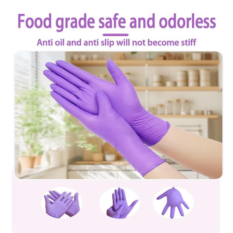 Disposable Nitrile Gloves, 50 100pcs Disposable Cleaning Gloves, Household Kitchen Cleaning Gloves, Home Care Supplies