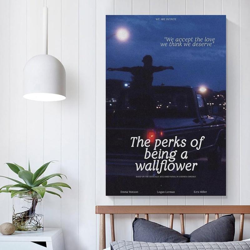 The Perks of Being A WallFlower Movie Poster Wall Art Paintings for Living photo artistic  Room 2024 ornaments Unframed Decor