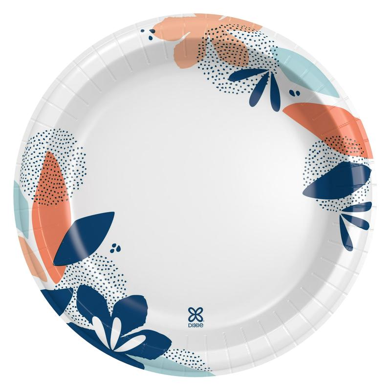 Dixie Everyday Disposable Paper Plates, 10