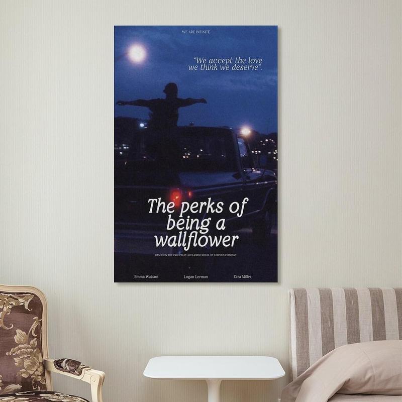 The Perks of Being A WallFlower Movie Poster Wall Art Paintings for Living photo artistic  Room 2024 ornaments Unframed Decor