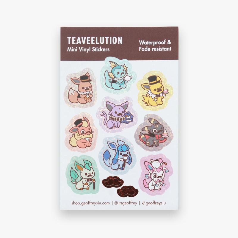 Teaveelution Mini Vinyl Sticker Sheet