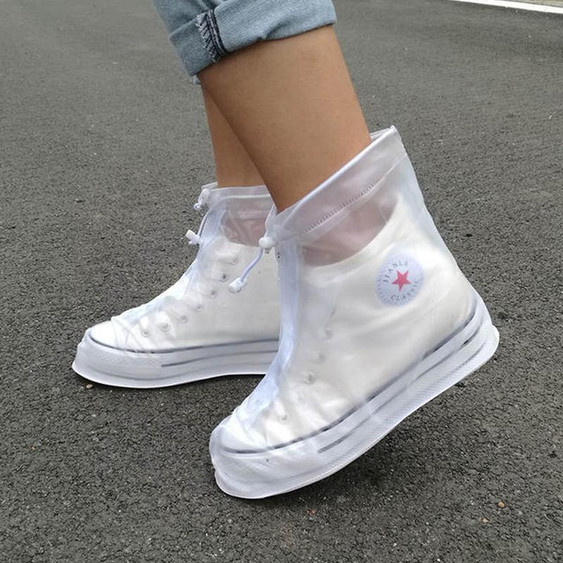 Waterproof Shoe Cover, 1 Count Outdoor Clear Rain Boots, Home Essentials Anti-slip Shoes Protector, Summer Gift, Home Accessories