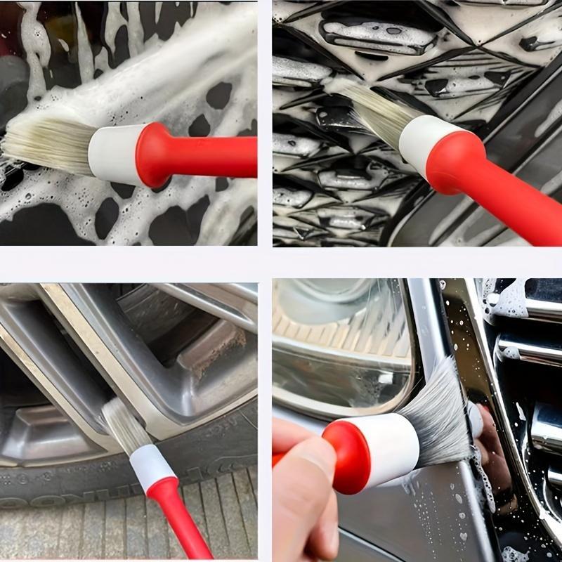 Car Detail Cleaning Brush Set, Car Cleaning Brush Set for Car Interior & Exterior, Car Wash Accessories, Professional Car Detail Brush