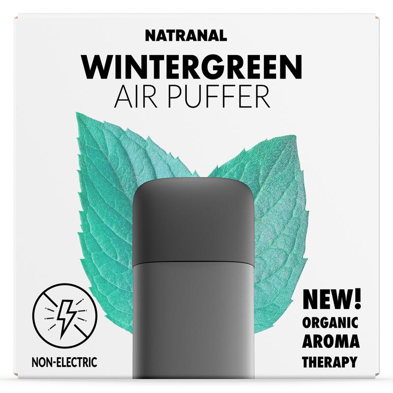 NATRANAL Wintergreen Air Device - Your Go-To Habit Replacement, Naturally Simple and Easy to Use Scent , Made with Organic Ingredients & essential oil for a Refreshing Wintergreen Fragrance Experience