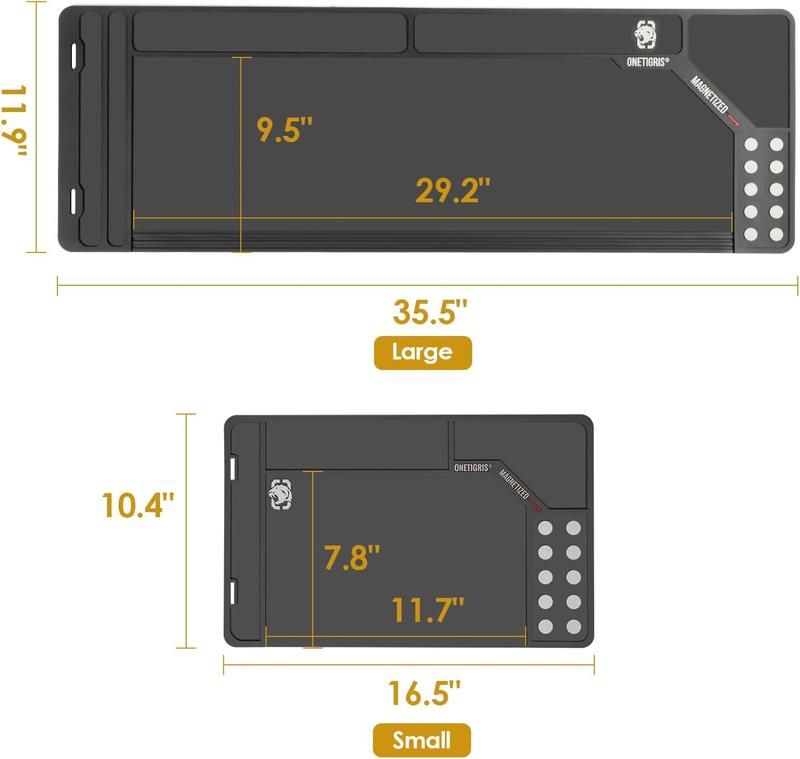 OneTigris Cleaning Mat with Magnetic Dots, Small: 16.5