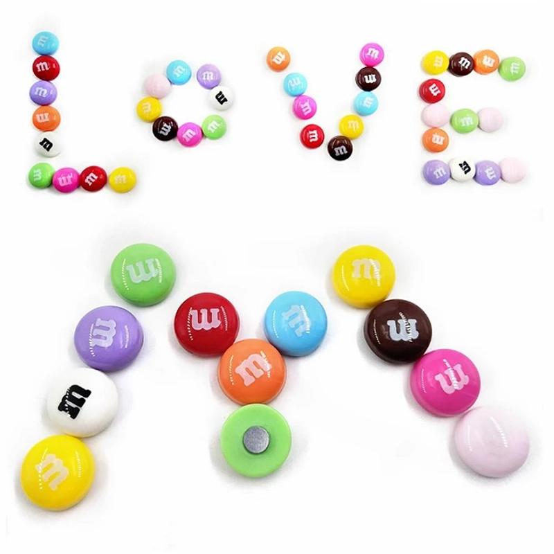 Colorful Candy Design Fridge Magnet, 10 20pcs Random Color Cute Magnetic Refrigerator Decorations, Message Board Magnet for Home Decor