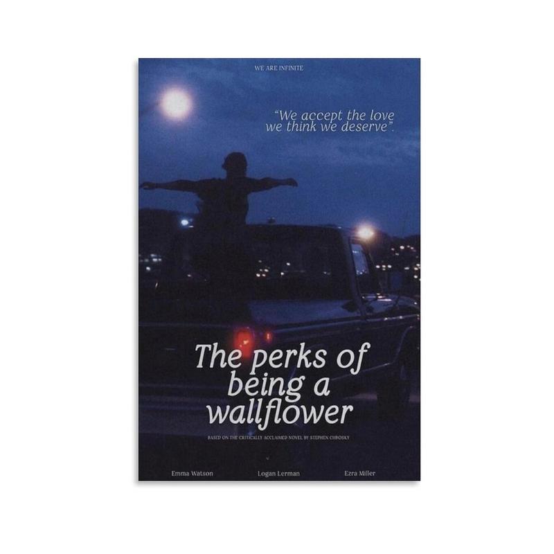 The Perks of Being A WallFlower Movie Poster Wall Art Paintings for Living photo artistic  Room 2024 ornaments Unframed Decor