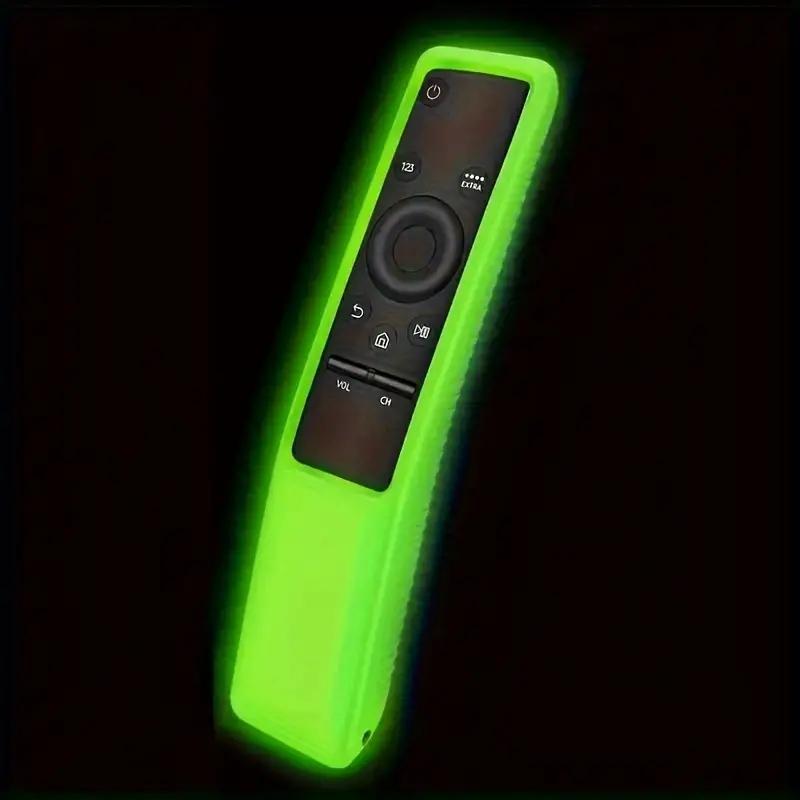 Glow in the Dark Remote Control Case, Anti Slip & Shockproof Remote Control Cover, Remote Control Protective Cover for Samsung BN59 Series Smart TV, Room Accessories