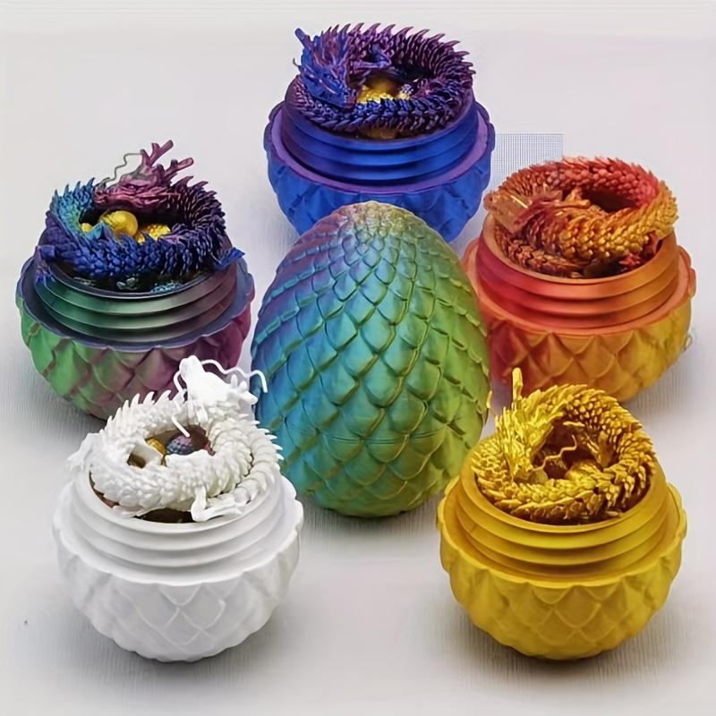 Fantasy dragon egg with movable joints - multifunctional indoor and outdoor decoration, suitable for home and party decoration ornaments Ornaments