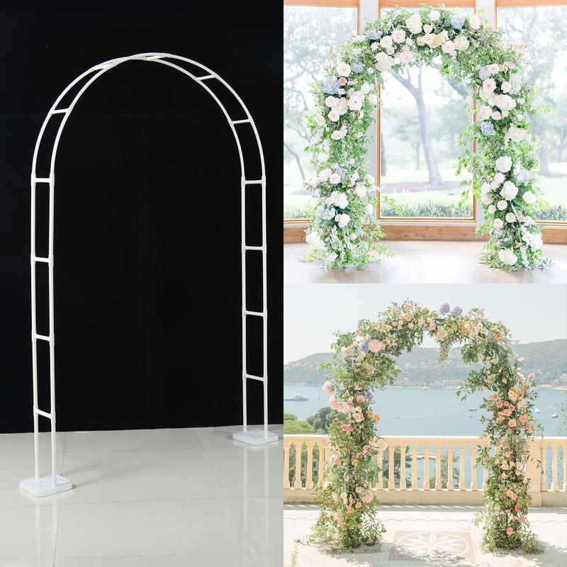 Wedding Arch Flower Frame Stand,220cm Balloon Arch Support Wedding Party Supplies,Outdoor Lawn Decor Baby Shower Birthday Backdrop Decoration balloon arch