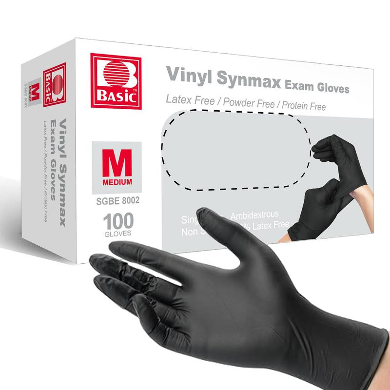 GP Craft Vinyl Disposable Gloves - Latex-Free & Powder-Free (100PCS Box) Comfortable Smooth Cleaning