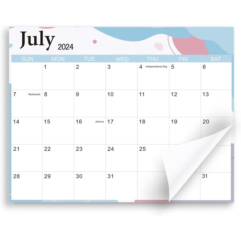 Magnetic Calendar for Refrigerator, Fridge Calendar 2024-2025, Jul 2024 to Dec 2025 18 Months Magnetic Calendar, 10