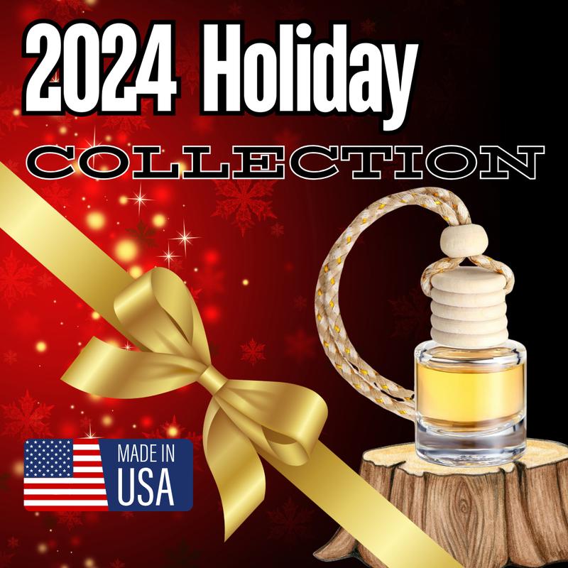 Fall 2024 Collection Air Fresheners for Home or Vehicle Scented Bottle Made in the USA Aroma Scent Highly Long-Lasting Car deodorant Coconut Fragrance Oil cozy  scent best closet scents Scented Fragrance