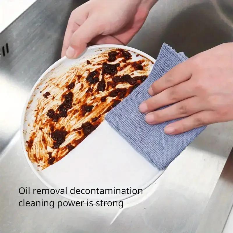 Microfiber Car Cleaning Cloth, Washable & Reusable Car Cleaning Cloth, Multipurpose Absorbent Cleaning Tool for Kitchen, Bathroom, Car