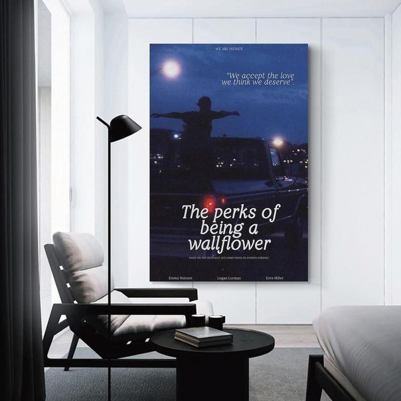 The Perks of Being A WallFlower Movie Poster Wall Art Paintings for Living photo artistic  Room 2024 ornaments Unframed Decor