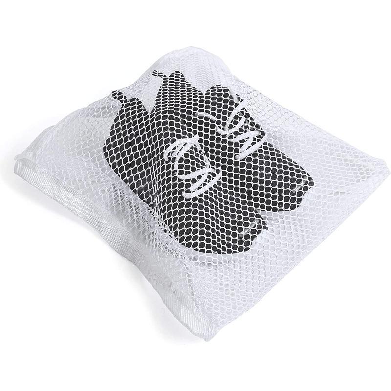 Mesh Laundry Bag, 4 Counts set Mesh Washing Bag for Sneakers, Shoes Washing Bag, Laundry Tools & Accessories for Home Use