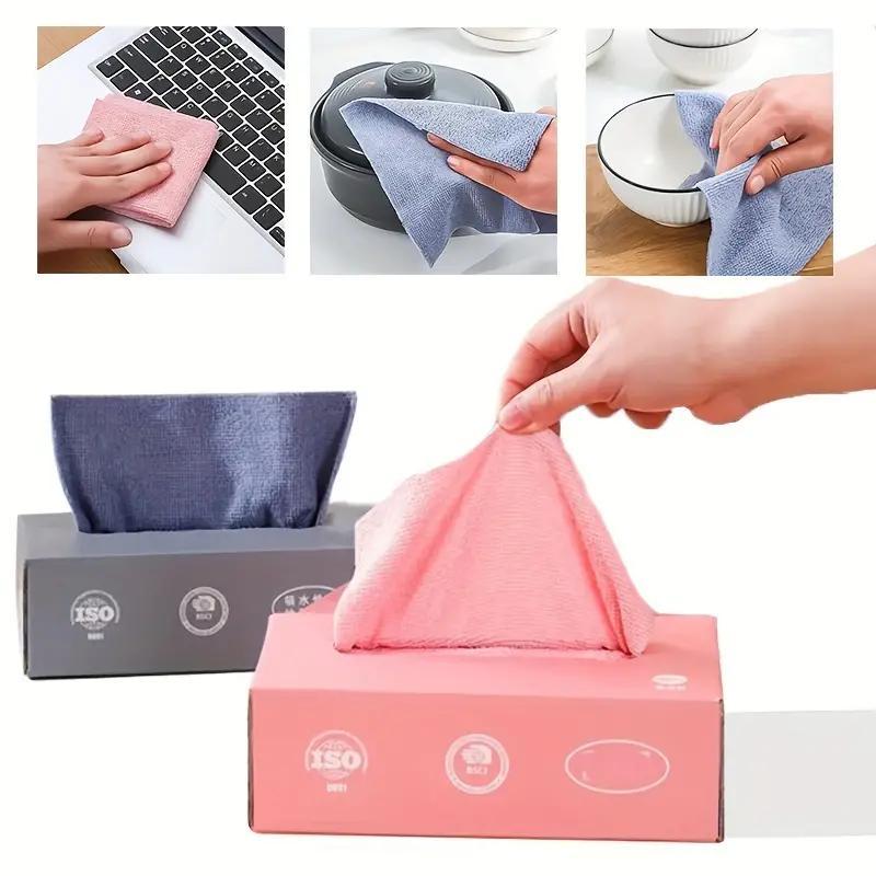 Microfiber Car Cleaning Cloth, Washable & Reusable Car Cleaning Cloth, Multipurpose Absorbent Cleaning Tool for Kitchen, Bathroom, Car