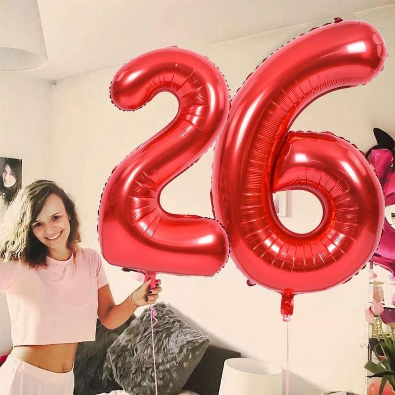 40 Inch Red Large Numbers Balloons 0-9, Number 3 Digit 3 Balloons,  Big Number Balloons for Birthday Party Anniversary Supplies Decorations balloon bouquet