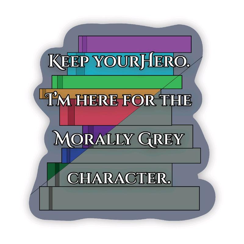 'Keep your hero' Vinyl Sticker