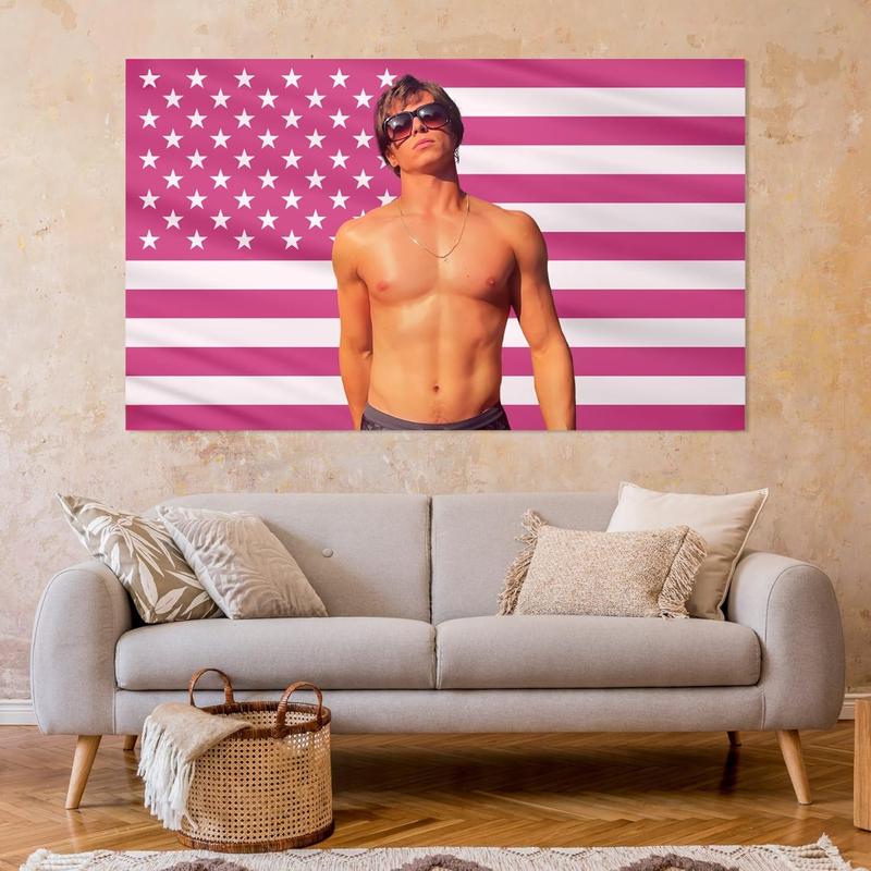 Nicholas Chavez Flag Tapestry Poster Wall Hanging Banner Art Aesthetic Poster for Dorm Bedroom Living Room Office Party Decor 60