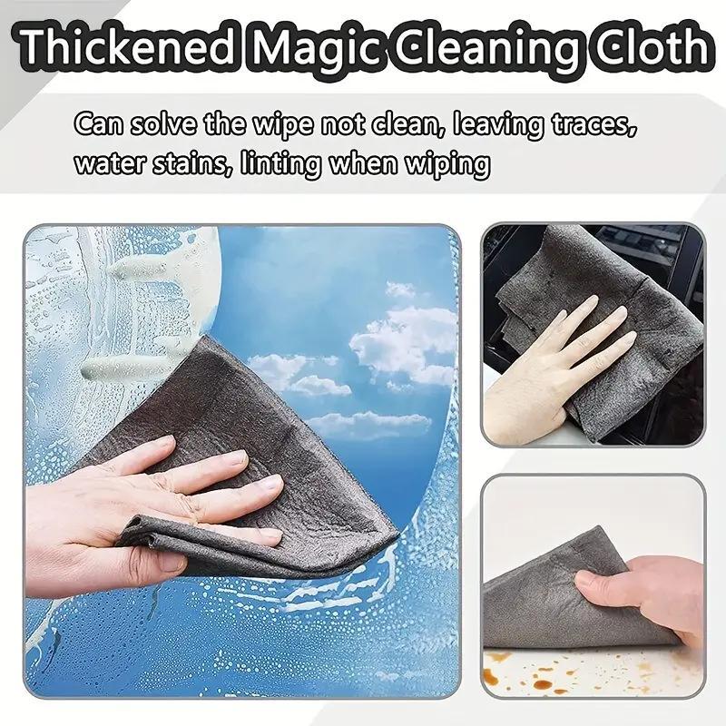 Thickened Glass Wiping Cloth, 20pcs Multifunctional Window Mirror Cleaning Cloth, Durable Ultra-fiber Dishwashing Cloth, Cleaning Supplies