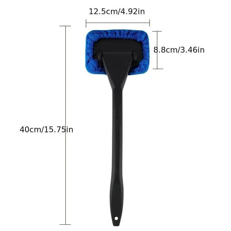 Adjustable Glass Cleaning Brush with Long Handle, Car Windshield Cleaning Brush, Car Window Cleaning Tool