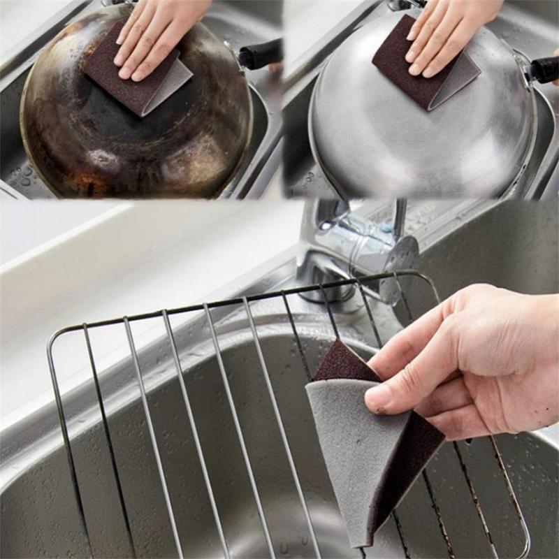 Pot Bottom Cleaning Descaling Sponge, 20pcs Cleaning Sponge, Iron Rust Removal Sponge, Dishwashing Sponge Block, Kitchen Cleaning Tool