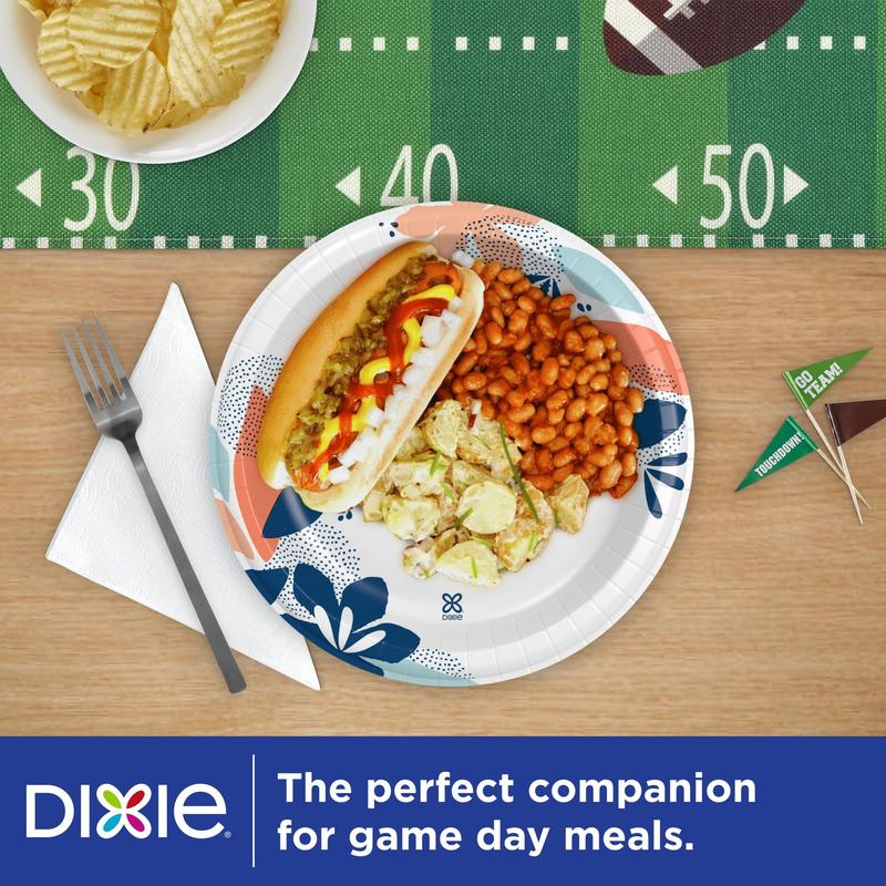 Dixie Everyday Disposable Paper Plates, 10