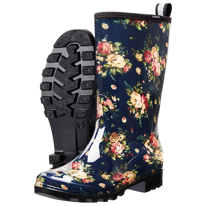 Women's Waterproof Mid-Calf Rain Boots