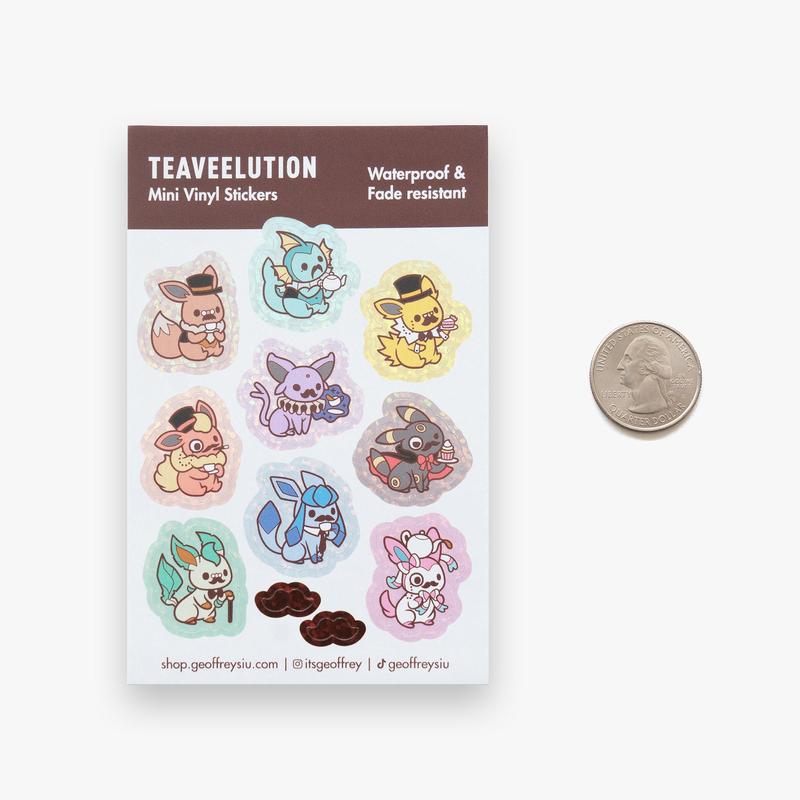 Teaveelution Mini Vinyl Sticker Sheet