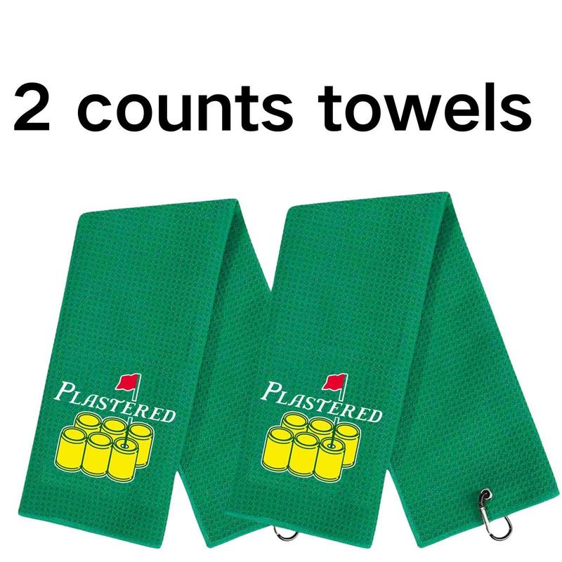 Golf Towel, 2 Counts Golf Towel for Golf Bag, Golf Gifts for Men, Personalized Golf Towel for Men Husband Boyfriend Dad, Golf Accessories