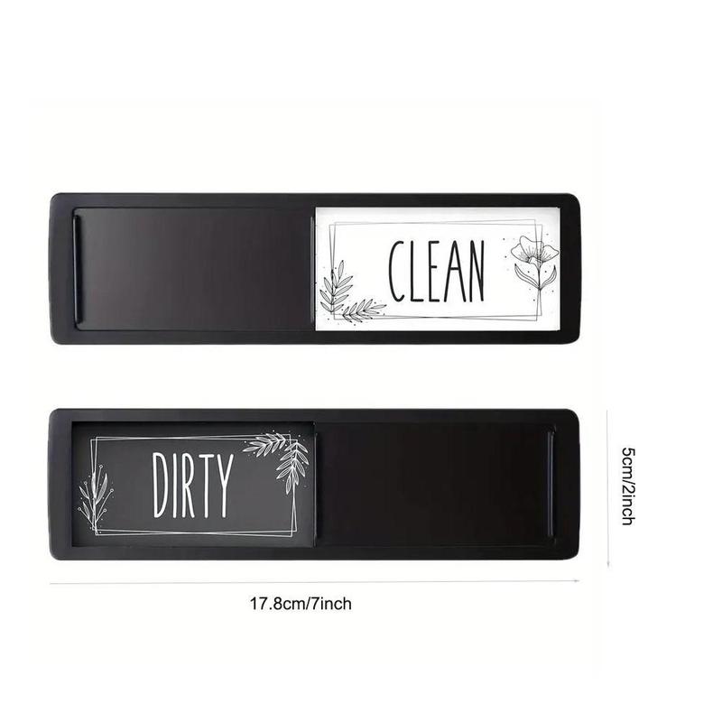 Dishwasher Magnet, 1 Count Clean Dirty Magnet Sign, Kitchen Organization Tool for Home Office Decor, Strong Hold & Easy to Use!