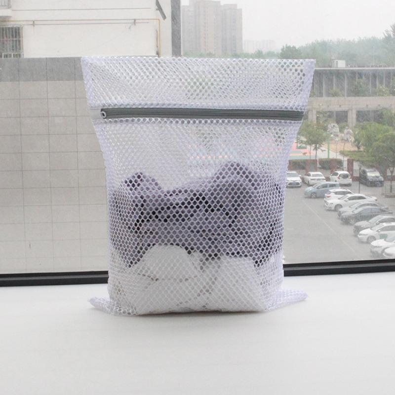 Laundry Bag Set, 3 Counts set Washing Machine Bag Laundry Accessories, Zipper Designed Mesh Laundry Bag for Blouse, Hosiery, Stocking, Laundry Hamper, Dorm Essentials, Boyfriend Gifts