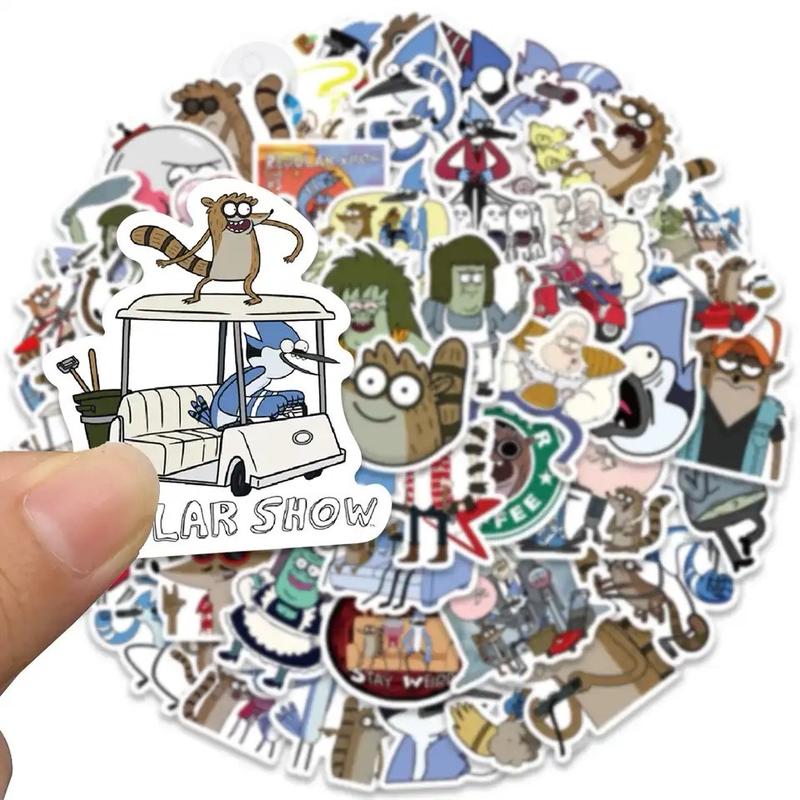 Regular Show Cartoon Best Moments Decorative Sticker Pack