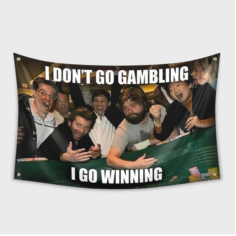 Chill Winning Meme Party Flag - Perfect for Man Caves, Events & Travel