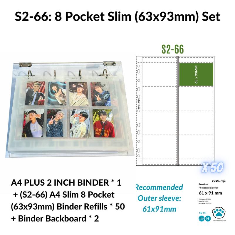 [10% OFF] K-KEEP [A4 Plus] - Acrylic Series -  Aesthetic Hardcover Binder 2 inch D-Ring | Large Capacity Kpop Photocard Binder (Self-Assembly Required)