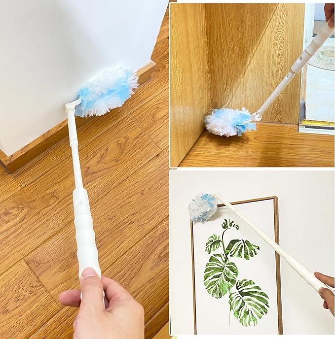 LEDAOU Replacement Handles Compatible,Extended Handle, Adjustable Length Handles Only, Replacement Detachable Dust Handle for Cleaning ceiling Fan Duster