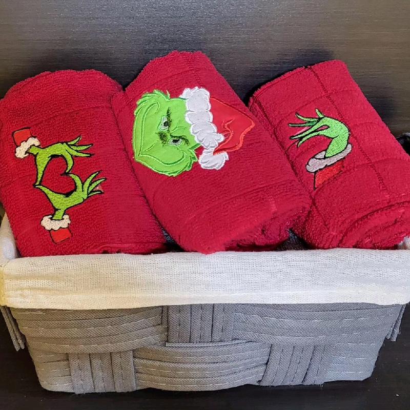 Grinch Christmas Towel