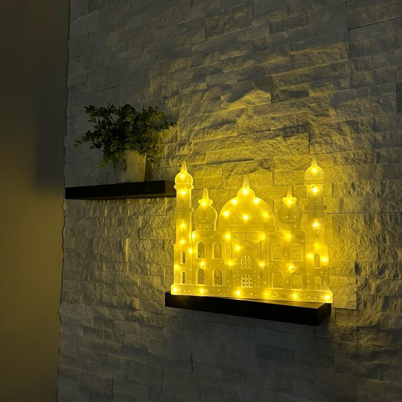 Ramadan Mosque Acrylic Light up stand  Religious Decor