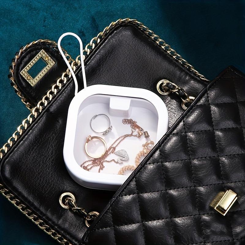 Mini Storage Box, 1 Count Portable Jewelry Storage Box, Multi-function Storage Box for Jewelry, Hair Accessories, Small Items