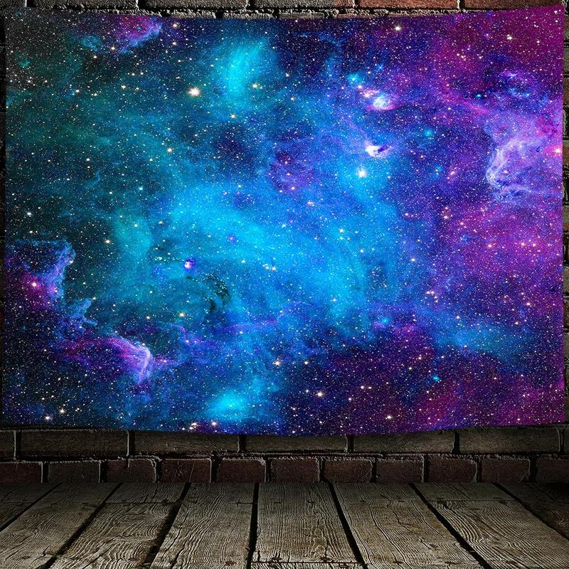 Galaxy Pattern Tapestry, 1 Count Wall Hanging Decor for Home Living Room Bedroom Dormitory