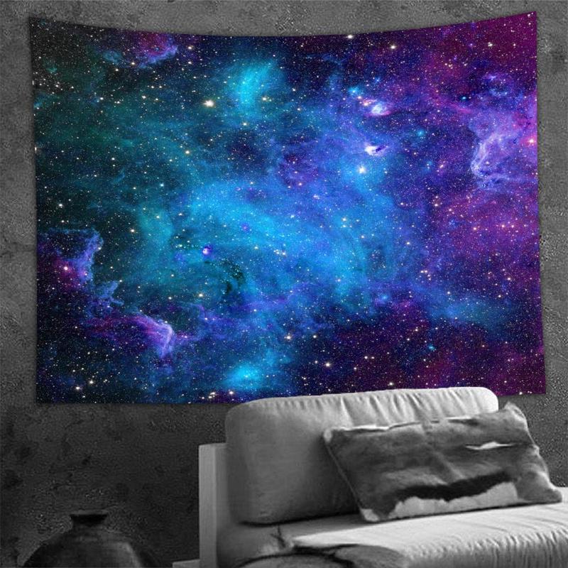 Galaxy Pattern Tapestry, 1 Count Wall Hanging Decor for Home Living Room Bedroom Dormitory