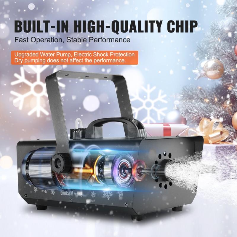 Snow Machine 650W Handheld Hanging Snow Making Machine for Holidays