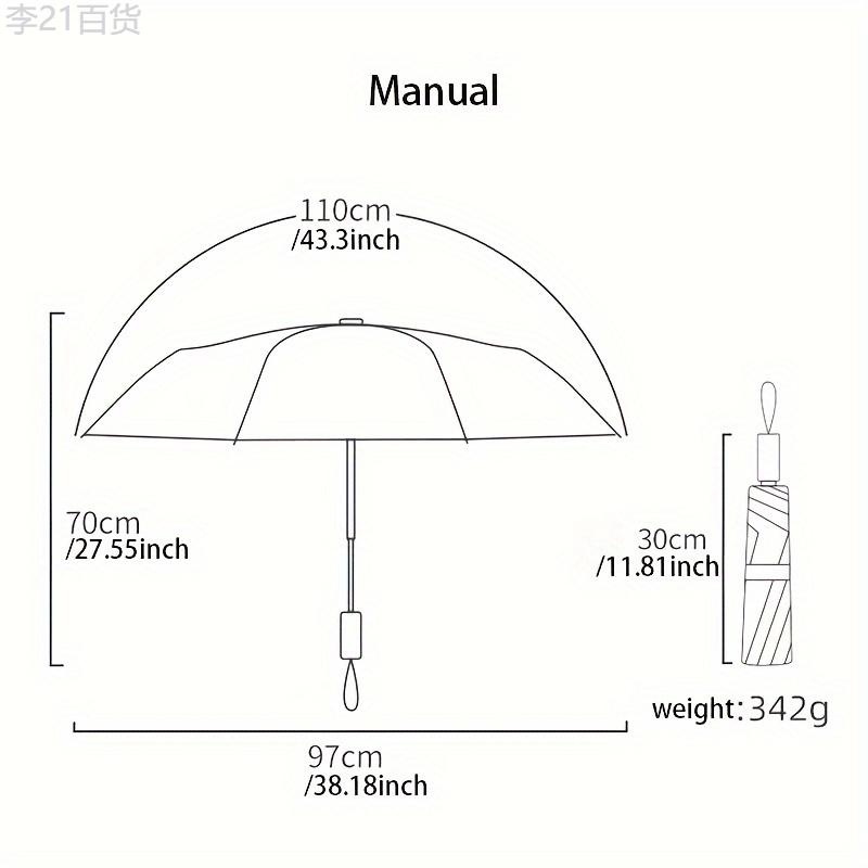 Romantic Rose Folding Umbrella - Automatic, Portable, Digital, UV Protection, Retro Design, Simplistic Style, Casual Fashionable Sun Parasol with Black Glue Sunshade Plastic