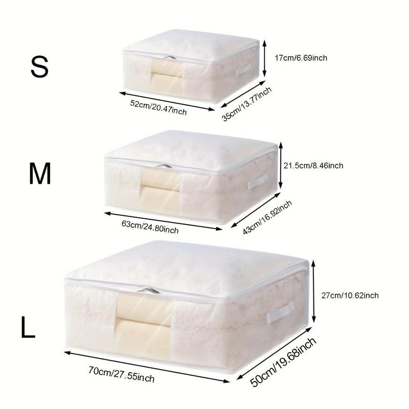 Foldable Fabric Storage Box, Collapsible Portable Storage Box, Breathable Non-woven Container for Organizing Bedroom, Closet, Clothing, Dorms